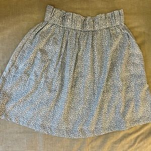 & other stories blue floral skirt